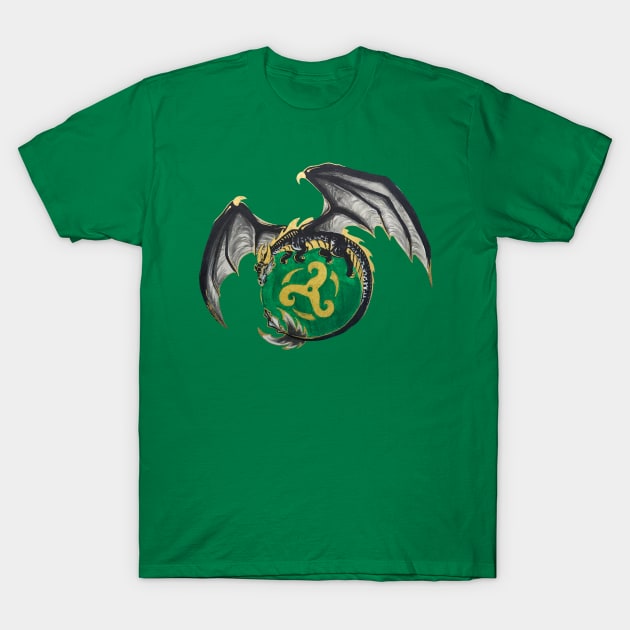 Flying Dragon T-Shirt by Lady Lilac